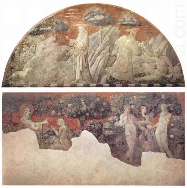 paolo uccello Creation of the Animals and Creation of Adam china oil painting image